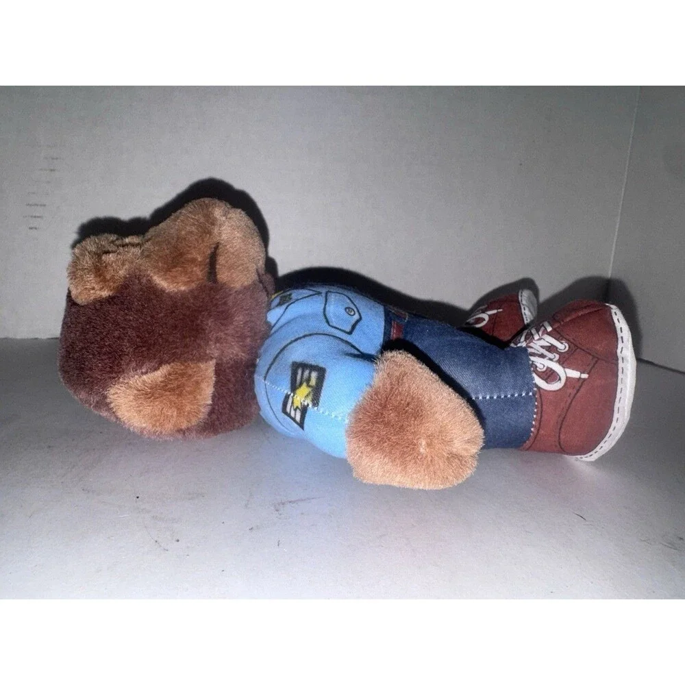 Side Eye Monkey Plush Police Officer Stuffed Animal 10” Funny Cartoon Toy Meme